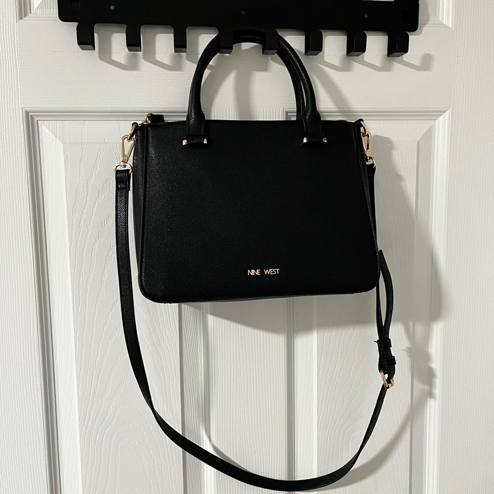 Nine West Black Satchel Bag